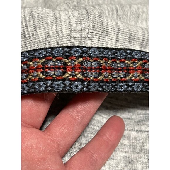 Eddie Bauer Full Zip Hoodie Sweatshirt Size XS Gray Athleisure Preppy Loungewear - Picture 3 of 13